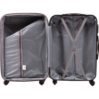 Moderní cestovní kufry PAVO - set XS+S+M+L - champagne béžové