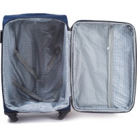 Moderní cestovní tašky STRIPE 2 - set S+M+L - tmavě šedé