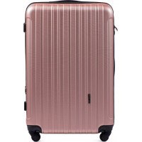Moderní cestovní kufr FLAMENGO - vel. L - rose gold
