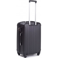 Moderní cestovní kufr FLAMENGO - vel. M - černý