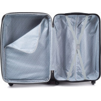 Moderní cestovní kufry FLAMENGO - set S+M+L - metalické modré