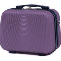 Kosmetický kufřík CADERE - metalicky fialový