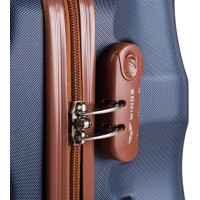 Moderní cestovní kufry ARROW - set KK+XS+S+M+L - vínově červené