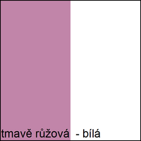 Barevné provedení - tmavě růžová / bílá