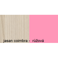 Barevné provedení - jasan coimbra / růžová