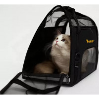 Přepravní taška pro psa / kočku 50 x 30 x 25 cm černá