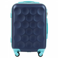 Dětské cestovní kufry BUBBLE - set 2x XS + 2x S - tmavě modré