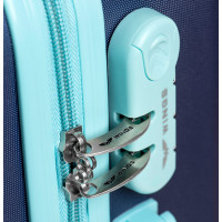 Dětské cestovní kufry BUBBLE - set 2x XS + 2x S - tmavě modré