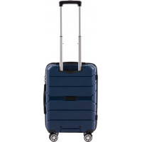 Moderní cestovní kufr SPARROW - vel. S - tmavě modrý - TSA zámek