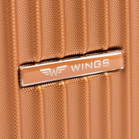Moderní cestovní kufry WILL - set S+M+L - rose gold