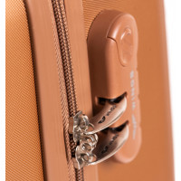 Moderní cestovní kufry WILL - set S+M+L - rose gold