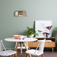 Stropní LED svítidlo SUNSET wide šedé - 5W - zlaté