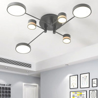 Stropní LED svítidlo GRID extend 81W - černé/hnědé + ovladač