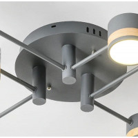 Stropní LED svítidlo GRID extend 81W - černé/hnědé + ovladač
