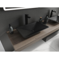 Umyvadlo z litého mramoru MEXEN ESPER 60 cm - černé, 23036071
