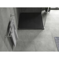 Sprchová SMC vanička MEXEN HUGO 100x100 cm - černá, 42701010