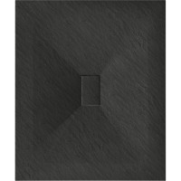 Sprchová SMC vanička MEXEN HUGO 100x110 cm - černá, 42701011