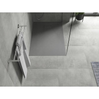 Sprchová SMC vanička MEXEN HUGO 90x110 cm - šedá, 42619011