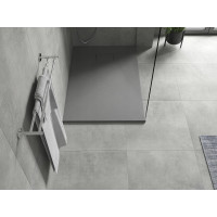 Sprchová SMC vanička MEXEN HUGO 90x110 cm - šedá, 42619011