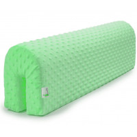 Chránič na dětskou postel MINKY 100 cm - světle zelený