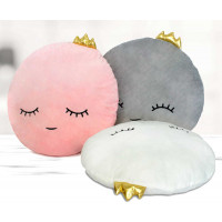 Plyšový polštář PETIT ROYAL - růžový