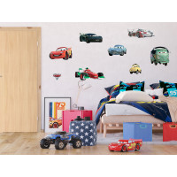 Dětská samolepka na zeď - DISNEY - Auta 2 - 65x85 cm