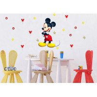 Dětská samolepka na zeď - DISNEY - Mickey Mouse - 42,5x65 cm