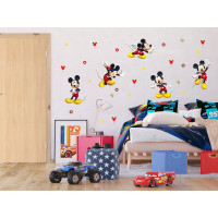 Dětská samolepka na zeď - DISNEY - Mickey pózuje - 65x85 cm