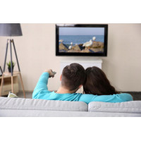 Elektrický otočný držák TV do zdi - 23"-70" - VESA úchyt - 5-40 cm