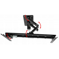 Elektrický otočný držák TV do zdi - 23"-70" - VESA úchyt - 5-40 cm