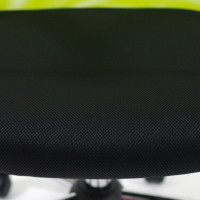 Kancelářská židle BREEZE - látka - zelená/černá