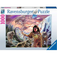 RAVENSBURGER Puzzle Indiánský lapač snů 1000 dílků