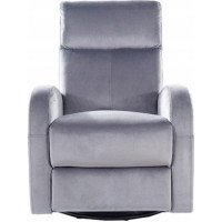 Rozkládací křeslo ZEUS - velvet šedé
