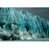 CLEMENTONI Puzzle National Geographic: Vrtulník zkoumá stěnu Hubbardova ledovce 1000 dílků