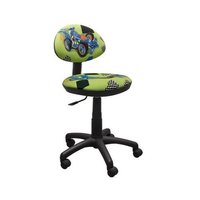 Dětská otočná židle KIERAN - FORMULE zelená