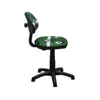 Dětská otočná židle KIERAN - FOTBAL zelená