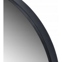 Černé nástěnné zrcadlo Sander 60 cm