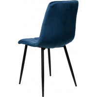 Modrá čalouněná židle MADISON