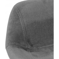 Šedá loftová barová židle SLIGO - 2 kusy