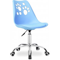 Modrá otočná židle Grover
