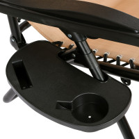 Béžové zahradní polohovací lehátko Orion