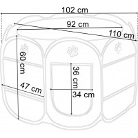 Skládací ohrádka pro domácí mazlíčky SKIPER XXL