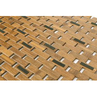 Béžová bambusová koupelnová rohož 80 x 50 cm