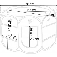 Skládací ohrádka pro domácí mazlíčky SKIPER XL