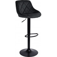 Černá barová židle CYDRO BLACK