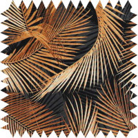Sedací polštář BRASIL do závěsného křesla 65 cm - Hnědé palmy