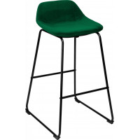 Tmavě zelená barová židle SLIGO