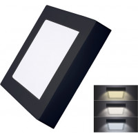 LED mini panel CCT, přisazený, 12W, 900lm