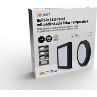 LED mini panel CCT, přisazený, 12W, 900lm