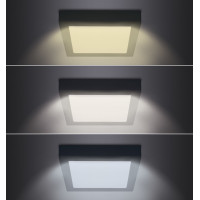 LED mini panel CCT, přisazený, 24W, 1800lm